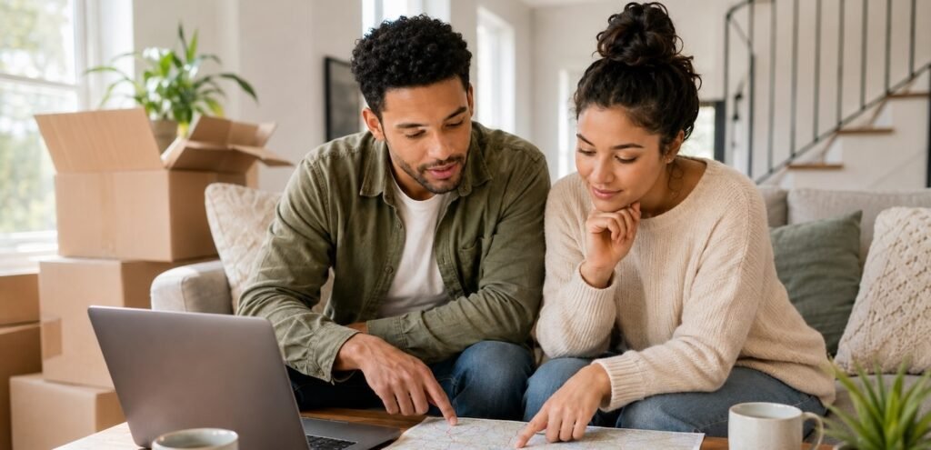 First-time home buyers exploring Northeast Florida housing options
